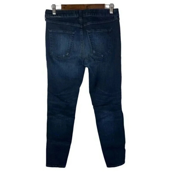 AMO Dark Eclipse Wash Twist Cropped Skinny Jeans 28 - Picture 3 of 4
